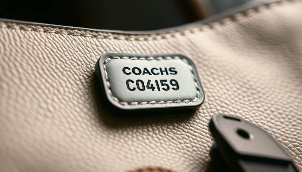 Coach bag authentication
