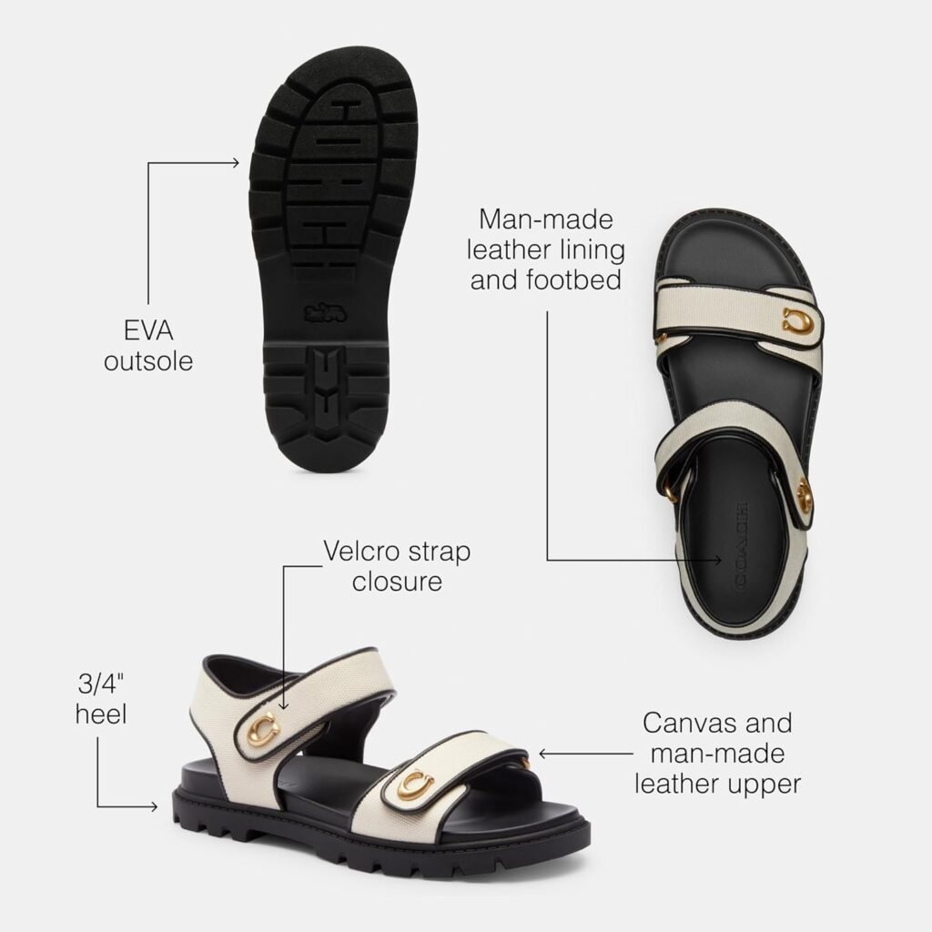 Coach Womens Brynn Sandal