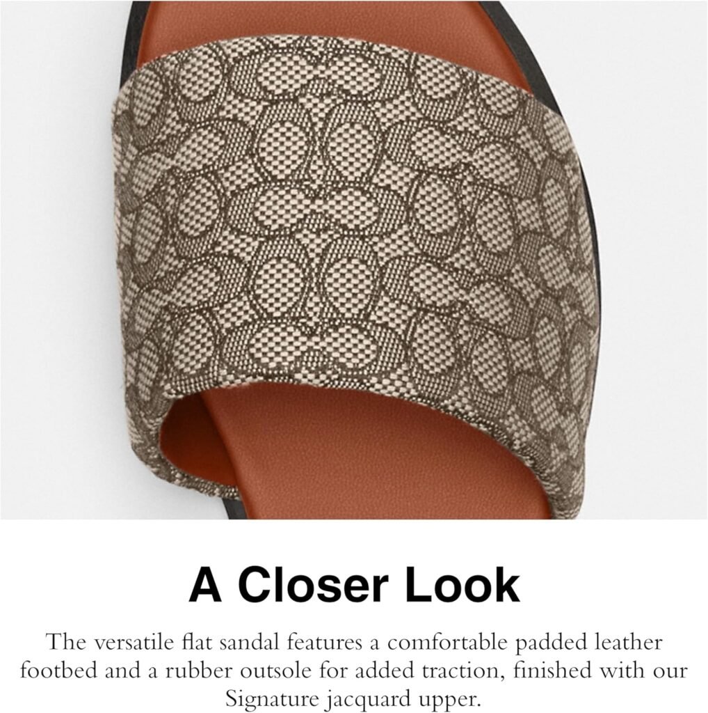 Coach Womens Holly Sandal Coach Womens Holly Sandal