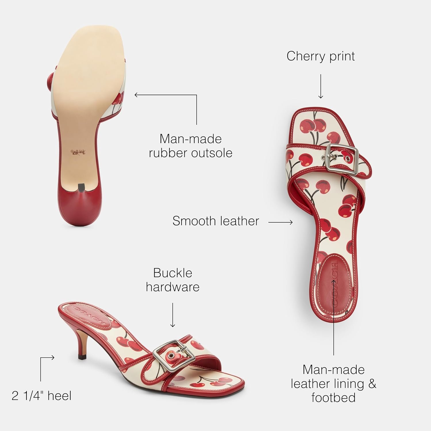 Coach Womens Margot Sandal Mary Jane Flat 5