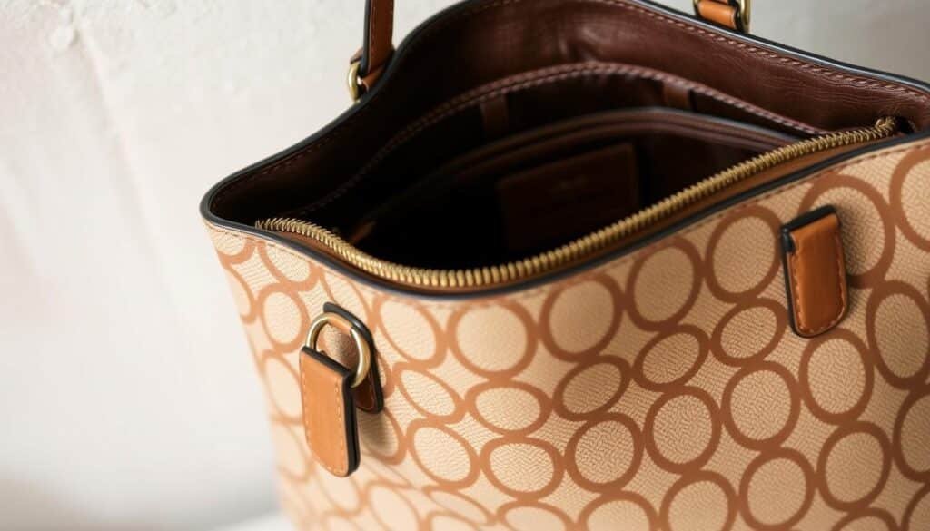 identifying real coach bag