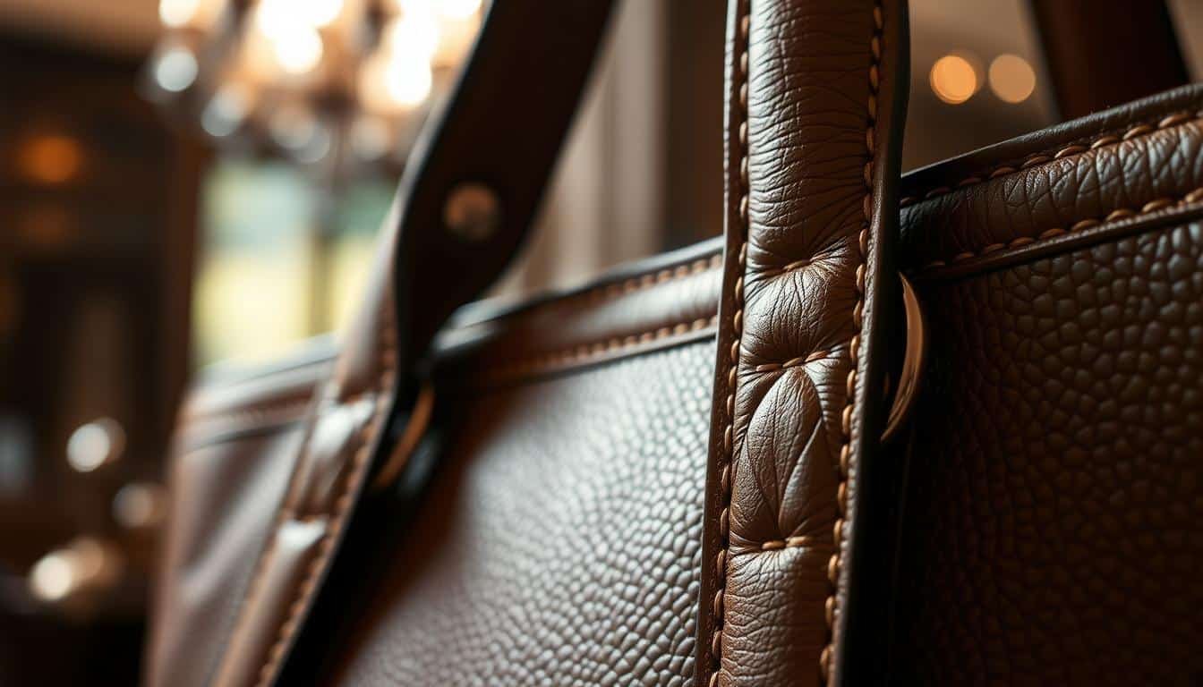 are the straps on a coach bag leather