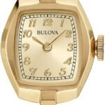Bulova Ladies Classic Dress Mini 2 Hand Quartz Watch Stainless Steel Arabic Markers 150x150