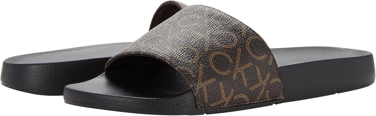 Calvin Klein Womens Athens Slide Sandal