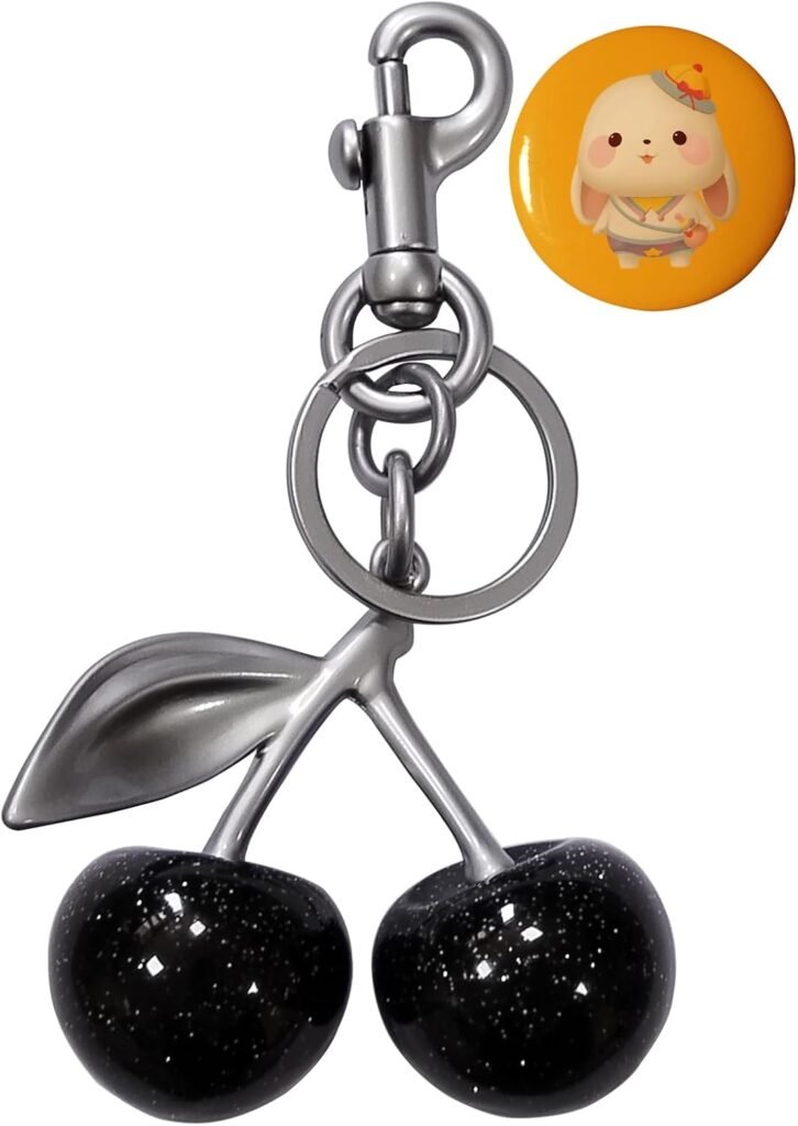 Cherry Bag Charm Keychain Cute Cherry Charms For Purses And Bags Cherry Keychains Accessory For Women 726x1024