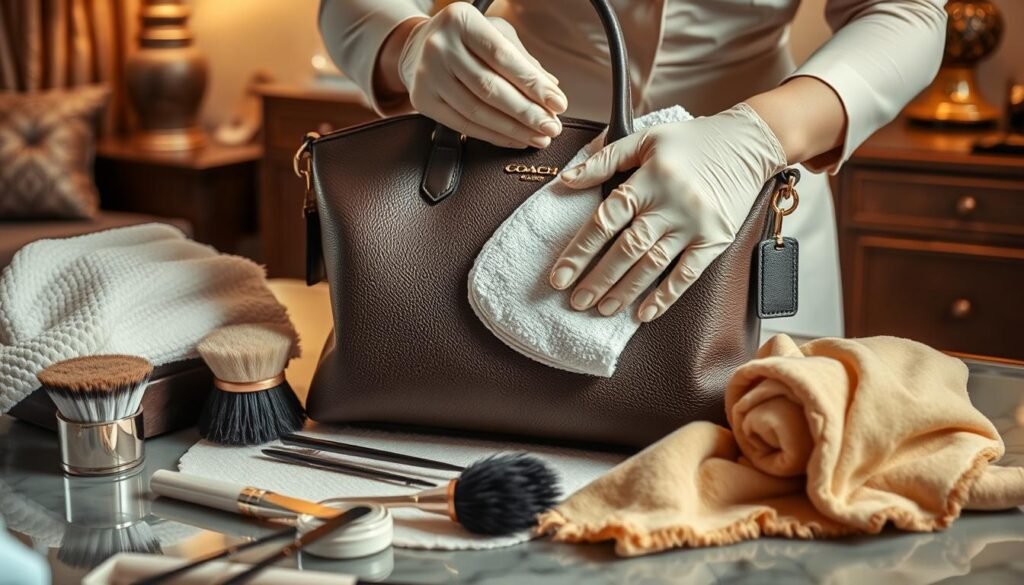 cleaning luxury bags