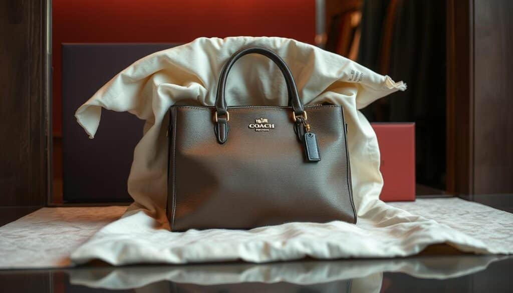 coach bag packaging