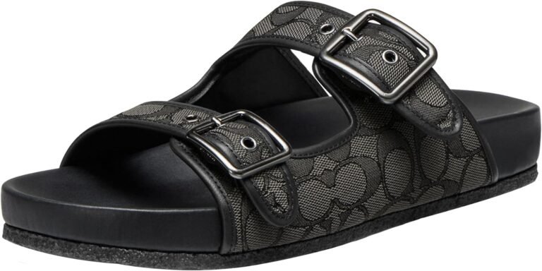 Coach Men’s Signature and Leather Buckle Strap Sandal Review
