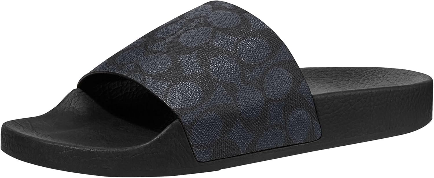 Coach Mens Signature Coated Canvas Pool Slide 3