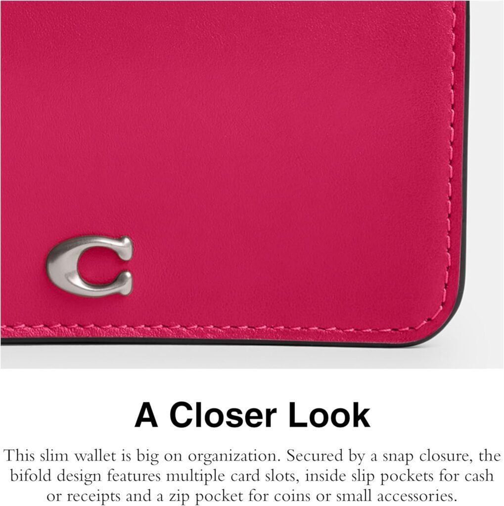Coach Mens Slim Card Case