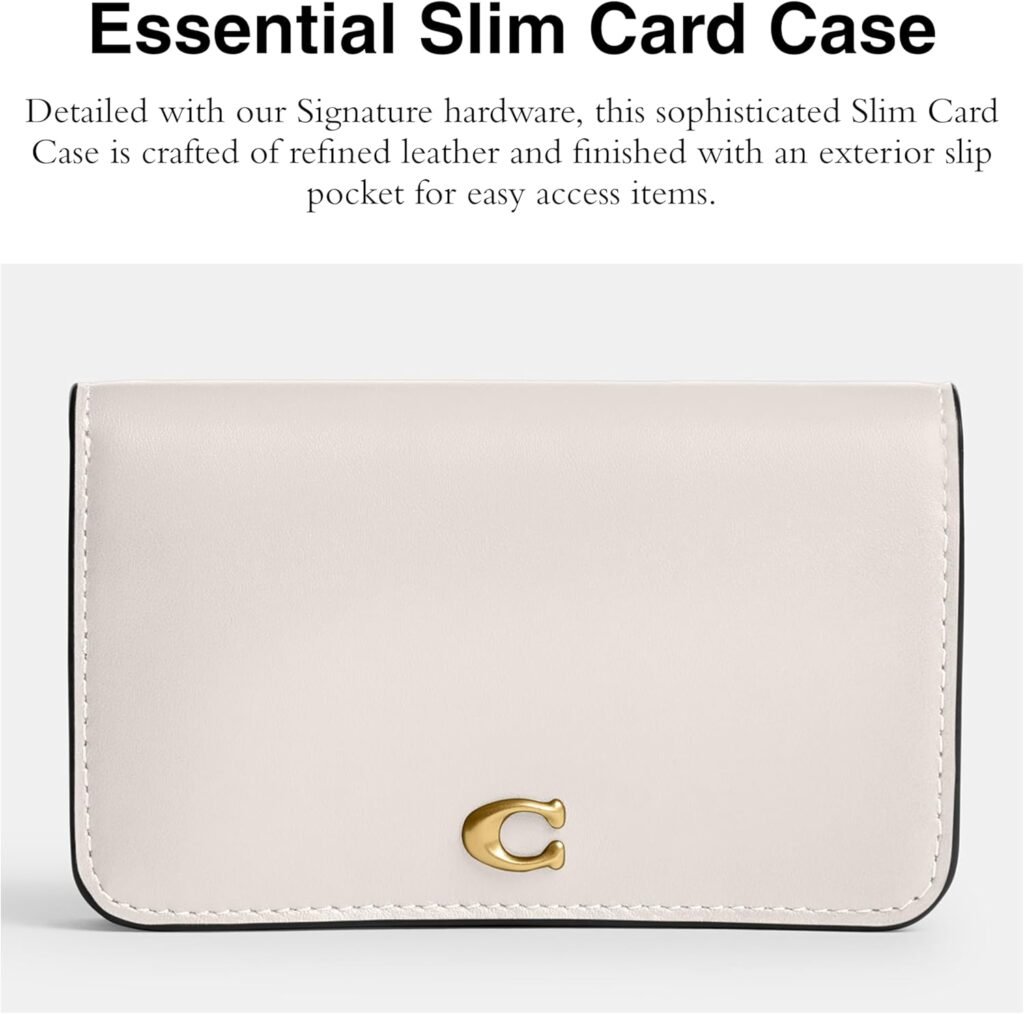 Coach Mens Slim Card Case