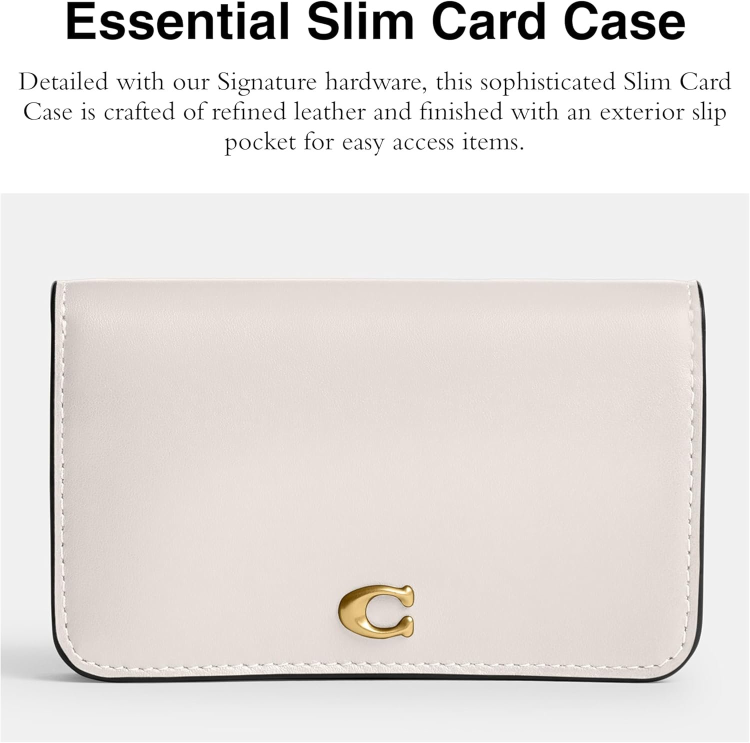 Coach Mens Slim Card Case 4