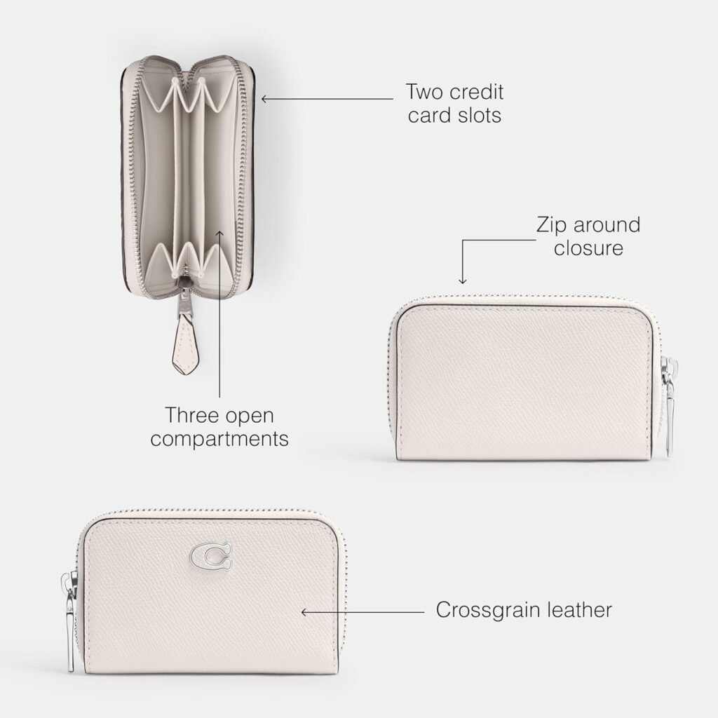 Coach Mens Small Zip Around Card Case Coach Mens Small Zip Around Card Case