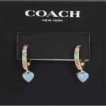 Coach Pave Enamel Heart Huggie Earrings Review 150x150
