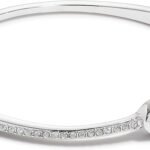Coach Signature Logo Pave Hinged Bangle Bracelet Review 150x150