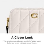 Coach Small Zip Around Card Case Chalk 4 150x150