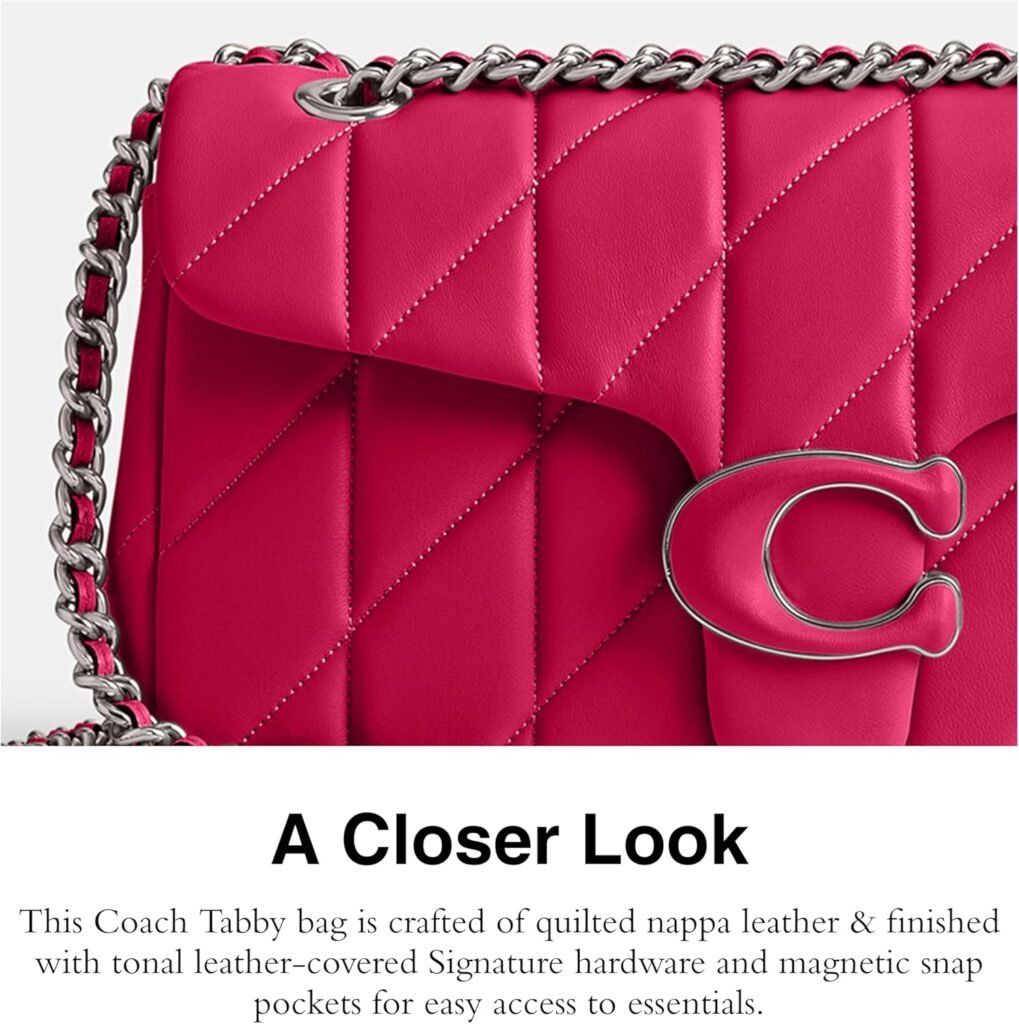 Coach Tabby Shoulder Bag 26, Dragonfruit
