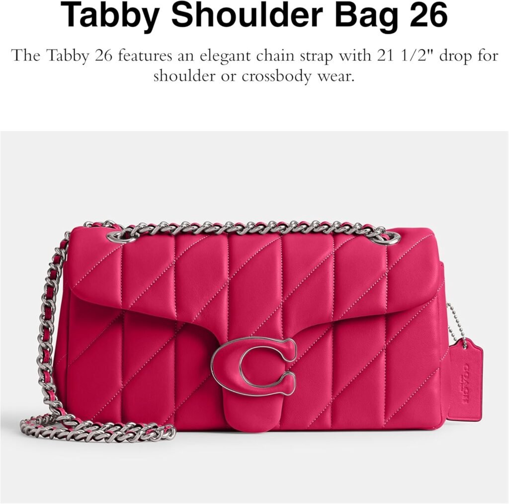 Coach Tabby Shoulder Bag 26, Dragonfruit