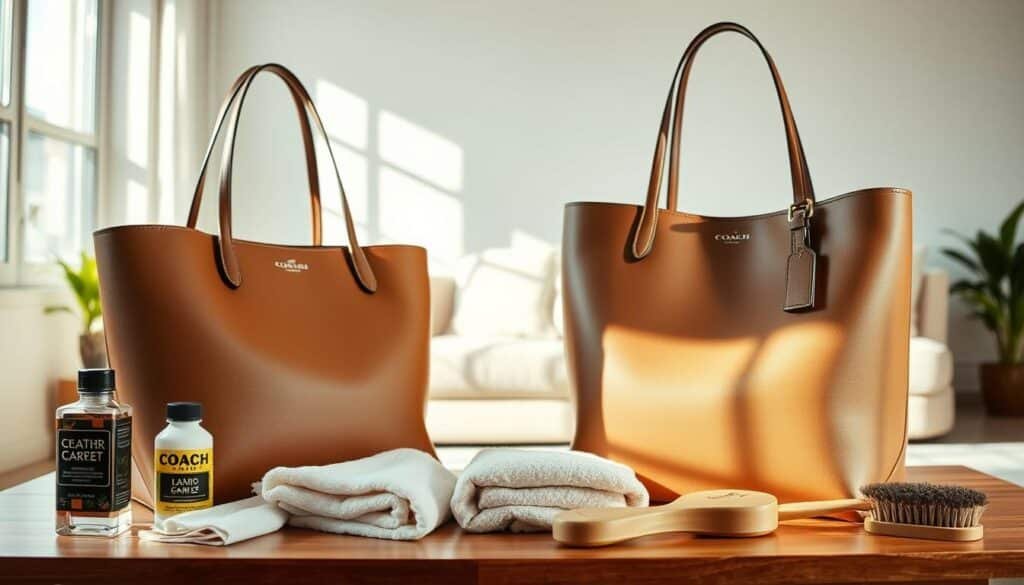 coach tote bag maintenance
