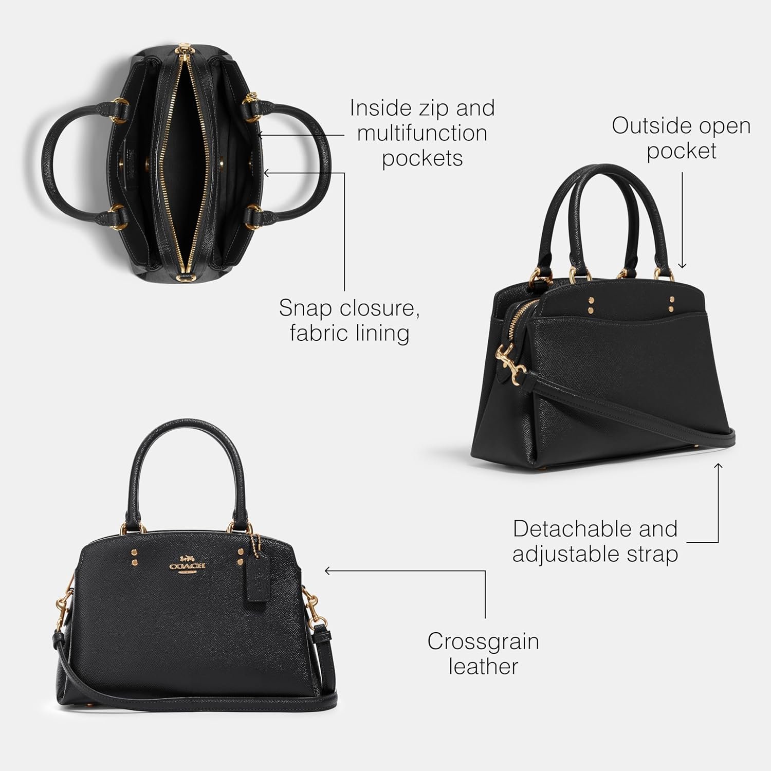 Coach Unisex Mini Lillie Carryall 2