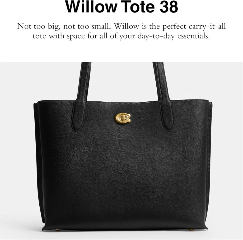 Coach Willow Tote 38, Black