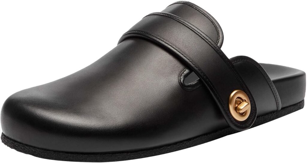 Coach Womens Blake Leather Clog Coach Womens Blake Leather Clog