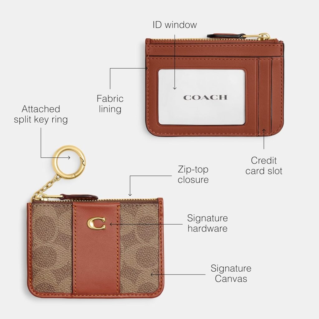 Coach Womens Essential Mini Id Card Case Skinny