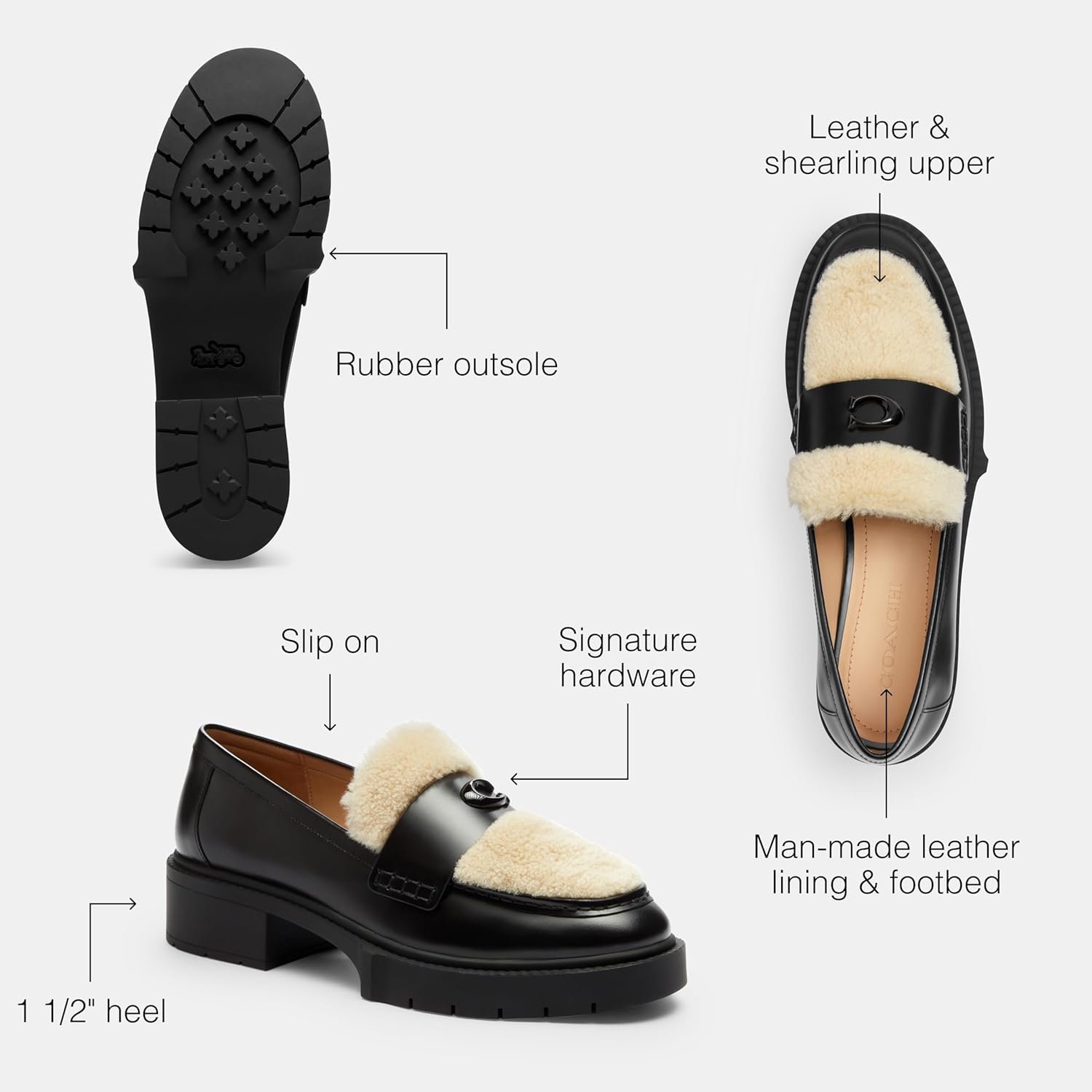 Coach Womens Leah Loafer 2