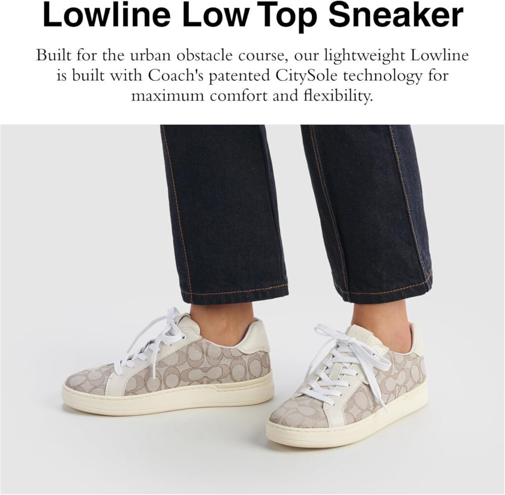 Coach Womens Lowline Coated Canvas