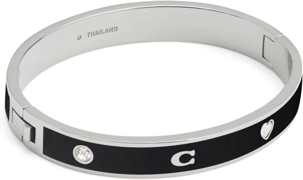 COACH Womens Signature Horse  Carriage Bangle Bracelet