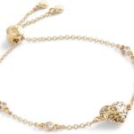 Coach Womens Signature Quilted Heart Slider Bracelet 150x150