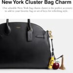 Coach Womens Small New York Cluster Bag Charm Keychain 4 150x150