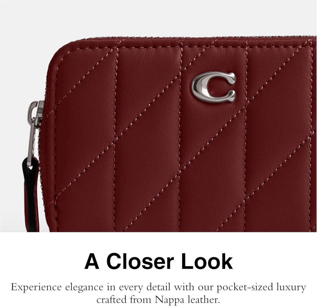 Coach Womens Small Zip Around Card Case