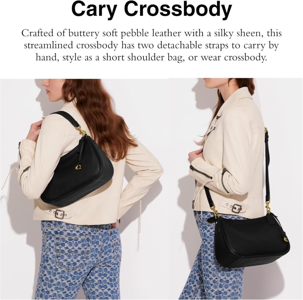 Coach Womens Soft Pebble Leather Cary Crossbody Bag Coach Womens Soft Pebble Leather Cary Crossbody Bag