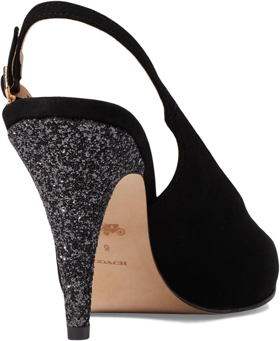 Coach Womens Sutton Glitter Slingback Pump Review