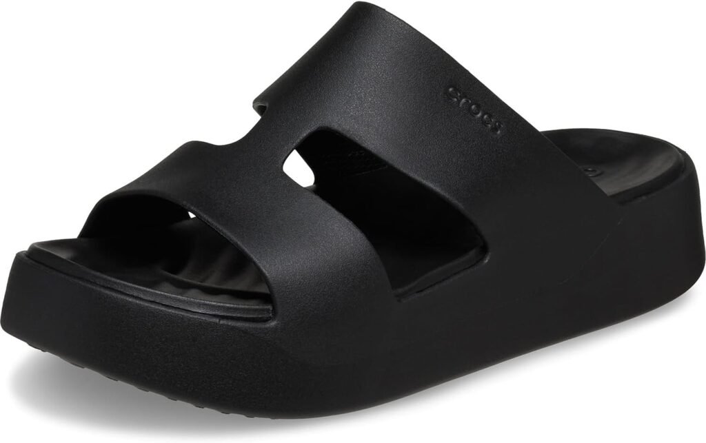 Crocs Getaway Platform H-Strap, Wedge Sandals for Women