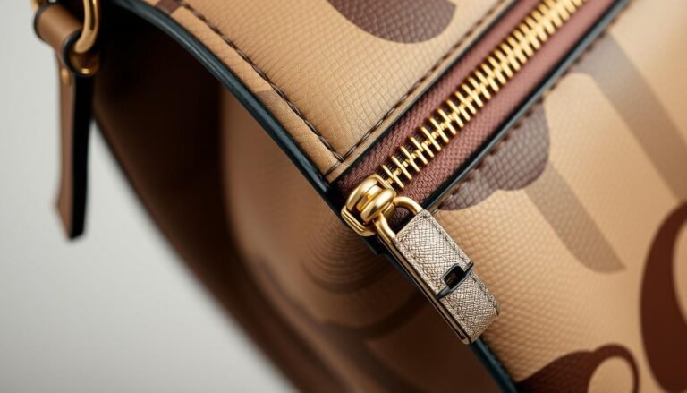 does coach bag zipper golden coating comes off