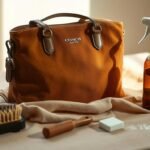 how to clean suede coach bag