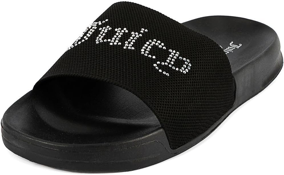 Juicy Couture Slide Sandals Beach Flats For Women Summer Shoes