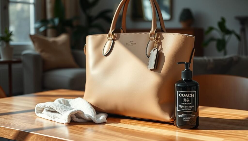 leather coach bag maintenance