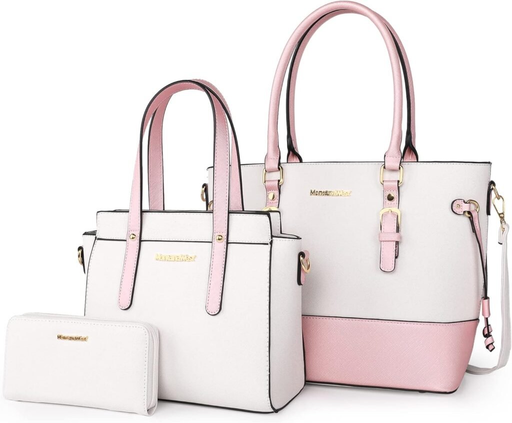Montana West 3PCS Purses and Handbags for Women Tote Purse and Wallet Set Shoulder Satchel Bag for Women