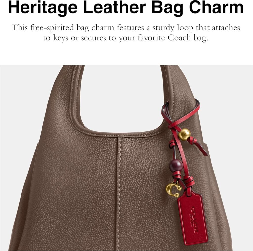 New Generation Heritage Leather Bag Charm