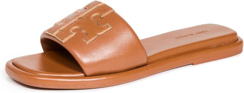 Tory Burch Womens Double T Sport Slides