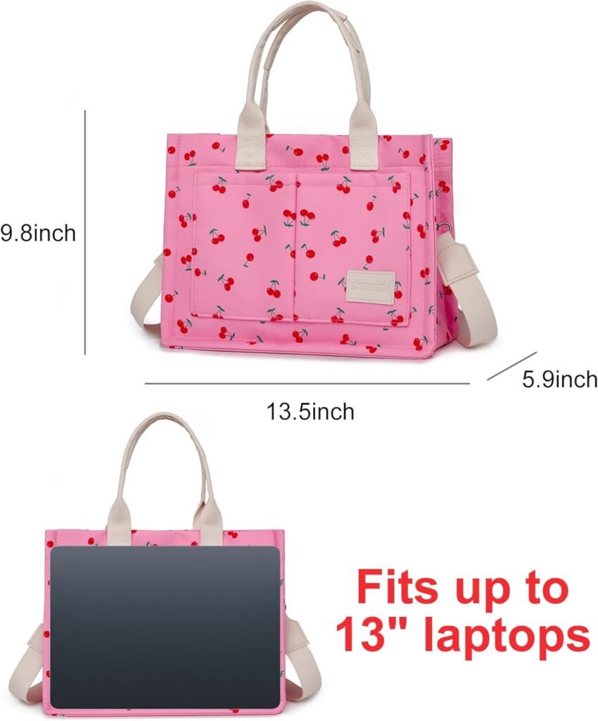 Tote Bag for Women,Canvas Cherry Tote Bags for Work Everything Tote Bag Crossbody Shoulder Handbags with Pockets Tote Bag for Women,Canvas Cherry Tote Bags for Work Everything Tote Bag Crossbody Shoulder Handbags with Pockets
