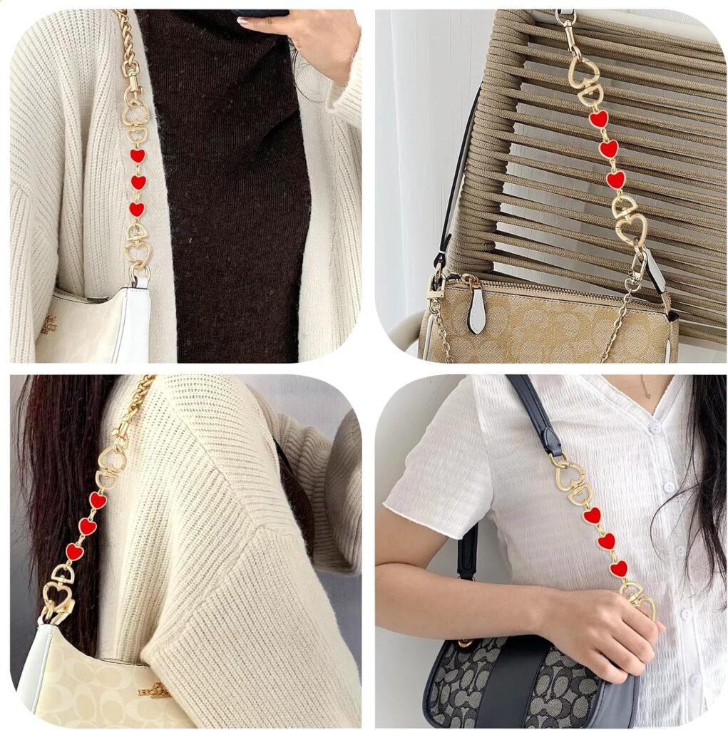 2Pcs Bag Extender Chain Heart Moon Purse Strap Extenders for Handbags Purse Extender Chain Gold Chain Purse Strap Replacement White Purse Accessories Bag Charms for Handbags Purse Making Supplies 2Pcs Bag Extender Chain Heart Moon Purse Strap Extenders for Handbags Purse Extender Chain Gold Chain Purse Strap Replacement White Purse Accessories Bag Charms for Handbags Purse Making Supplies