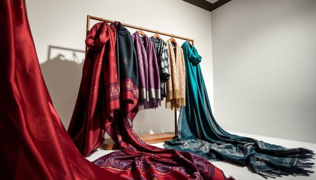 Stylish scarves from Coach's new collection