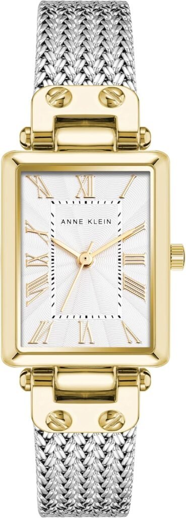 Anne Klein Womens Mesh Bracelet Watch