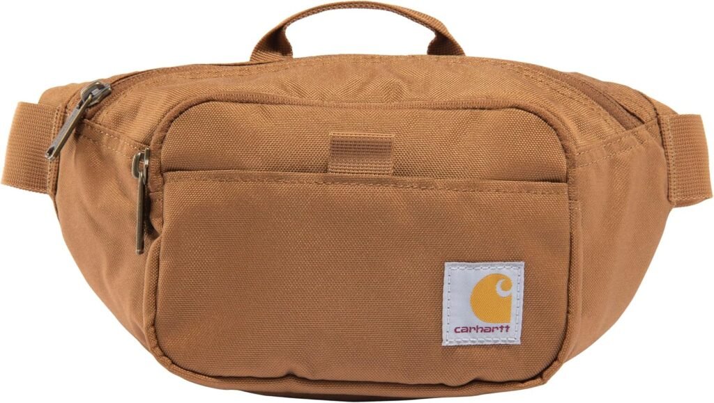 Carhartt Adjustable Waist, Durable, Water Resistant Hip Pack, Brown, One Size