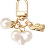 Charm Keychain For Women Girls Bow Heart Rose Keychain Charms Decorations For Bag Purse Backpack Charms Key Chain With P 150x150