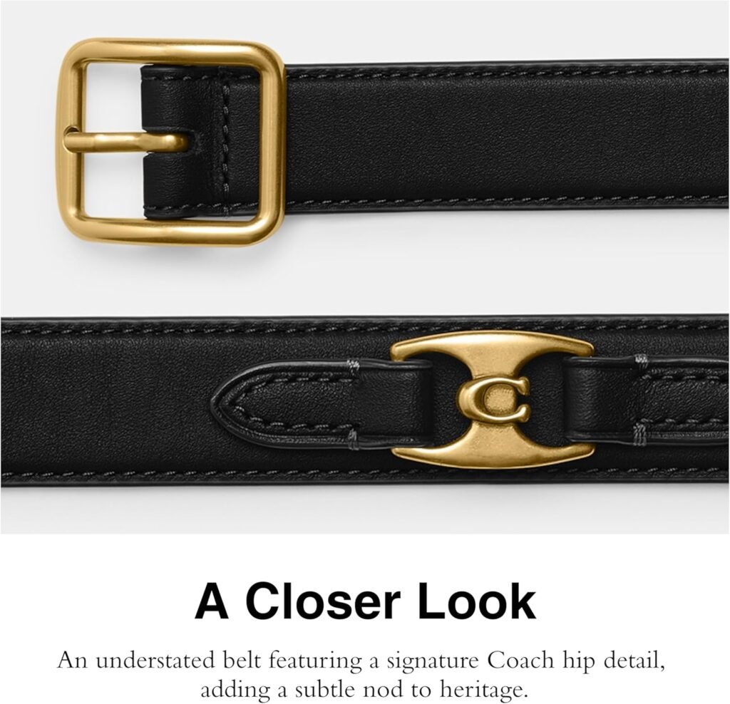 Coach 25mm Hip Detail Belt